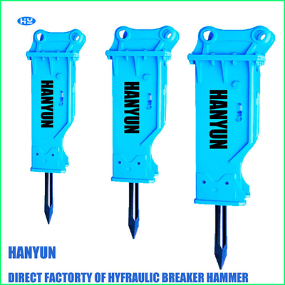 Interruttore di scavatura idraulico della strada cementata di Asphalt Skid Steer Hammer 165MM