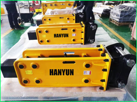 Macchine per la rottura del calcestruzzo martello idraulico roccia 350BPM per escavatore skid steer loader